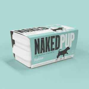 Naked Pup Raw Puppy food rabbit