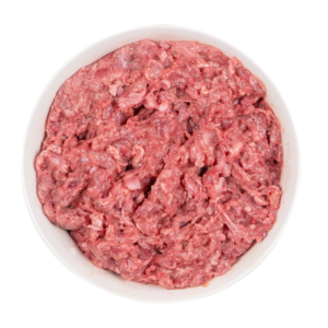 meat mince, burns raw