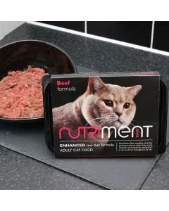 Nutriment Raw Cat Food Beef Formula 500g