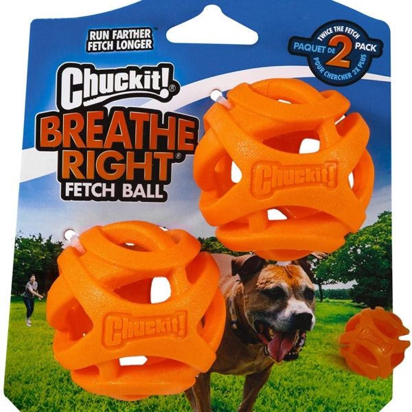 chuckit breathe right fetch ball