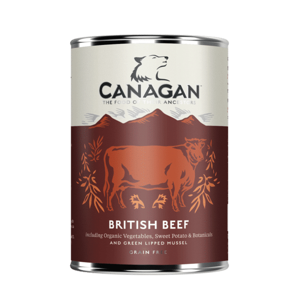 Canagan Wet Dog Food British Beef Tin 400g