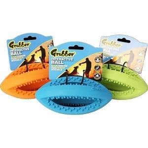 Happy Pet Dog Toy grubber Mini rugby ball