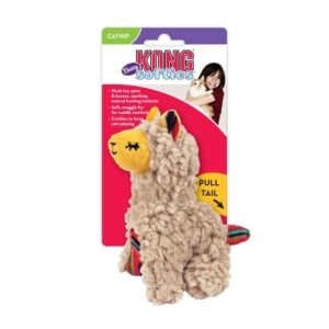 KONG cat toy buzzy softies llama