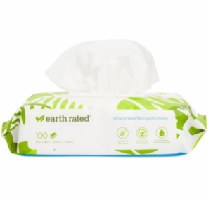 Earth Rated Dog Wipes Unscented