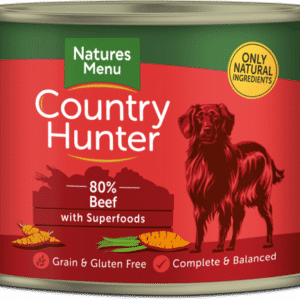 natures menu, country hunter, beef,