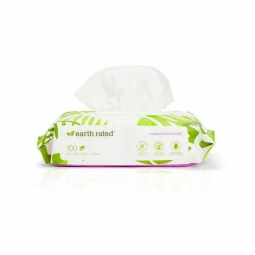 Earth Rated Lavender dog wipes