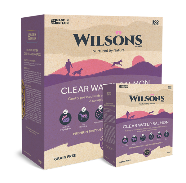 Wilsons cold pressed clear water salmon