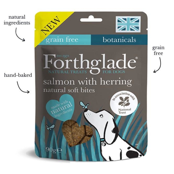 Forthglade natural soft bites with salmon and herring