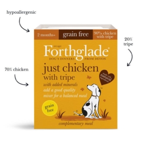 Forthglade Wet Dog food just chicken with tripe
