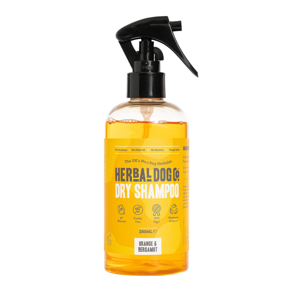 Herbal Dog Co Dry Shampoo Orange & Bergamot 250ml