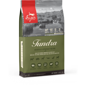 Orijen dry dog food tundra