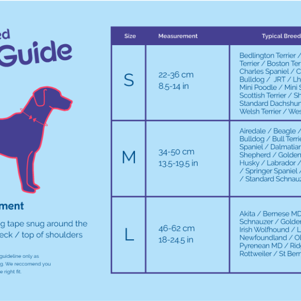 harness size guide