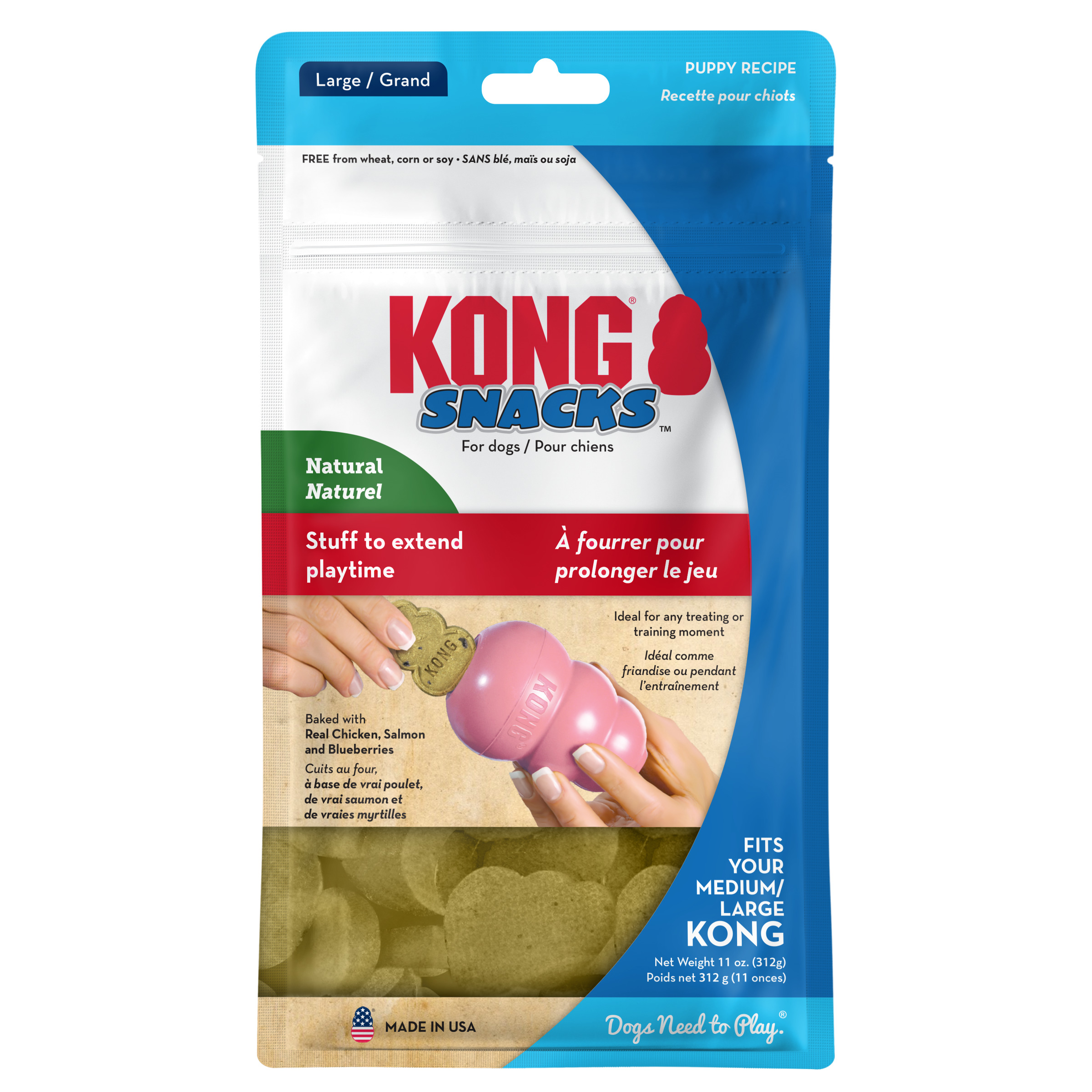 kong puppy snacks large